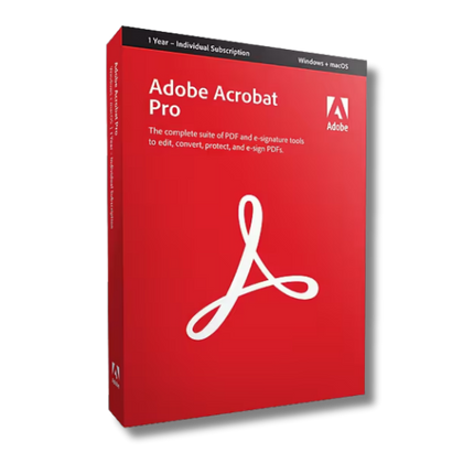 Adobe Acrobat Pro DC – Complete PDF Solution & Lifetime Licensee - Kontorsprogam