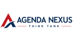 Agenda nexus think tank logo featuring a stylized red and blue ’a’ emblem with bold navy text.