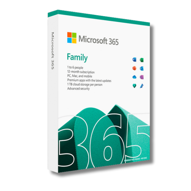 Microsoft Office 365 Family | 1 Year | 6 Devices