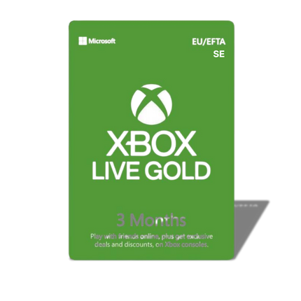 Microsoft Xbox Live Gold | 3 Months