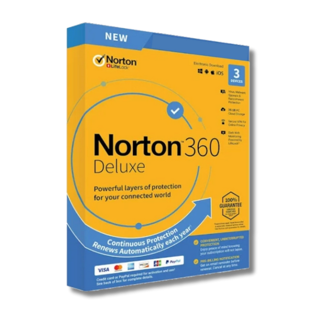 Norton 360 Deluxe | 6 Months | 3 Devices