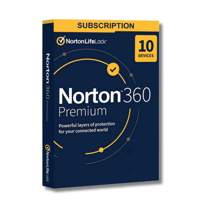 Norton 360 Premium | 1 År | 10 Enheter + 75 GB